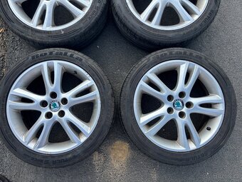 Original letní kola Škoda Elba 5x100 6,5J ET43 205/45 R16 - 4