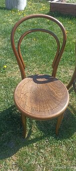 Thonet párové židle solidní stav doporučuji - 4