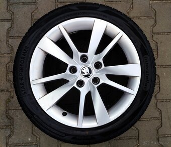 Alu kola originál Škoda Octavia III 5x112 R17 Trius - 4