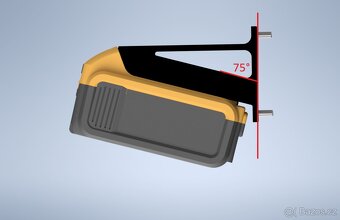 Držák akumulátoru DeWalt 18/20v (úhlový 75°) - 4