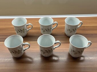 6 kusů retro hrnků Czechoslovakia - 4