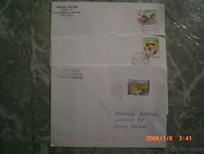 známky 3.obálky +bankovky - 4