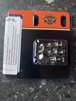 Šrouby upevnění SPZ Harley Davidson - 4