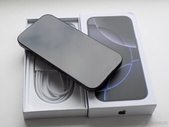 APPLE iPhone 16 Pro 256GB Černý Titan - ZÁRUKA -TOP-100%BAT. - 4