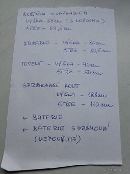 Prodám vybavení koupelny v zachovalém stavu - 4