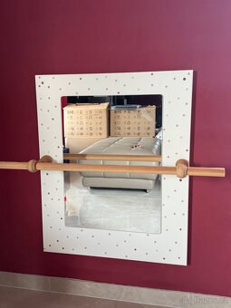Montessori zrcadlo s madlem pro miminka a batolata - 4