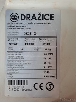 Bojler Dražice OKCE100 - 4
