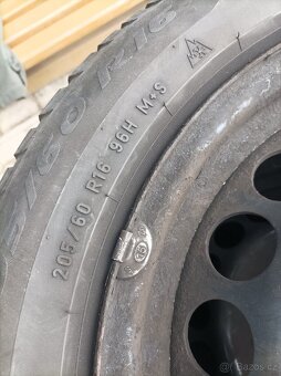 Sada zimní kola vw audi škoda 205/60/16 - 4