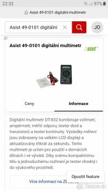 Digitální multimetr asist/49-0101 nový - 4