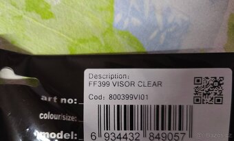 Plexi na přilbu LS 2 ff 399 nové - 4