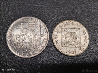 Stříbrné mince 1.republika - 4