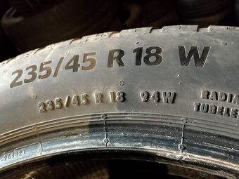 235/45/18 94w Continental - letní pneu 2ks - 4