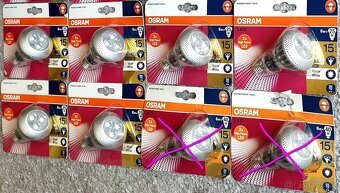 různé LED žárovky/ žárovka OSRAM - 4