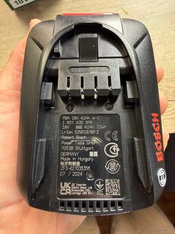Bosch akumulátor 18V 4Ah - 4