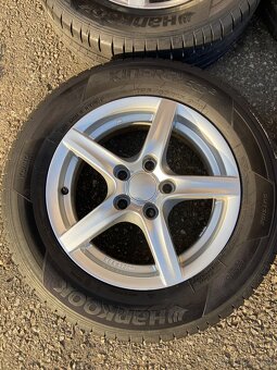 Sada alu kol Alutec s letními pneumatikami Hankook 195/65R15 - 4