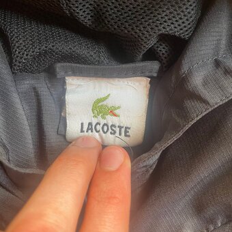 Černá lacoste větrovka velikosti S - 4