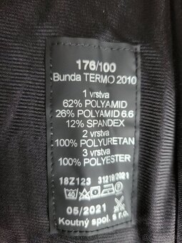 bunda termo ačr vojenská taktická balistická - 4