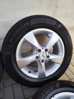 ALU 5x112 r17 MERCEDES + PNEU - PĚKNÁ SADA - 4