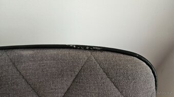 Barová židle, šedá, černá, XXXLutz - 4