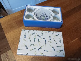 VINTAGE PORCELÁNOVÁ KÁVOVÁ SOUPRAVA AFIBEL FRANCIE - 4