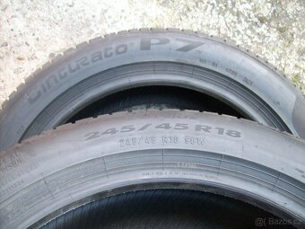 4x letní pneu Pirelli P7 245.45.18 96W - 4