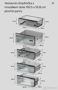 Nová veliká chladnička SIEMENS 193x56 cm, objem 290 Litrů - 4