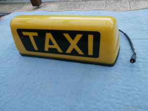 TAXI - magnetická střešní tabulka 500 kč - 4