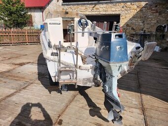 Kajutova lod 5x2m, plachta, motor 70hp, vlek - 4