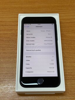 Apple iPhone SE 2022 - 128GB jako Nový - 4