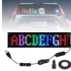 LED MATRIX PANEL LCD OČI Flexibilní USB panel 345x100mm - 4