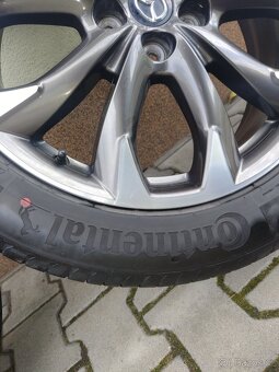 ALU kola Mazda 5x114,3 R19 pneu continental - 4