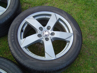 4 XLETNÍ HLINÍKOVÁ KOLA ŠKODA OCTAVIA SCOUT, YETI 225/50 R17 - 4