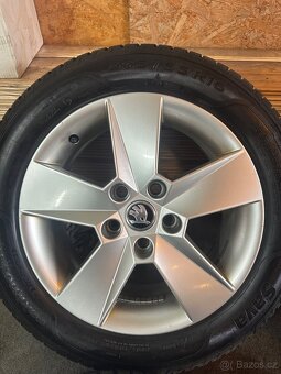 ALU Kola ŠKODA 5x112 R16 ILIAS Zimní Pneu 205/55/16 - 4