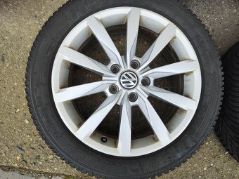 17"zimní alu sada Dijon 5x112 origo Golf 7 GTD Octavia 3 RS - 4