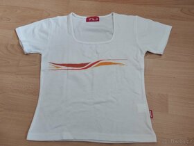 Ručně malované tričko dámské bílé L/XL - 4