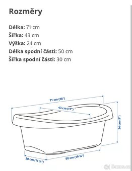 Dětská vanička IKEA - 4