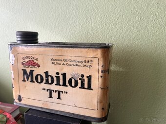 Plechovka od oleje Mobiloil - 4
