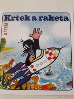 Známky "A " Krtek a raketa a Pat a Mat - bloček. - 4
