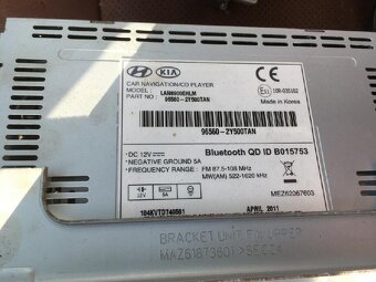 hyundai ix 35 autorádio LCD - 4