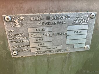 Robot Alba RE 22 rok 1997, část v nerezu - 4