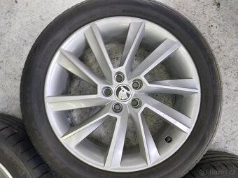 Originál alu kola 17" na Škoda Scala letní - 4