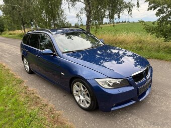 BMW e91 Mpaket 320d M47 120kw manuál Blau Le Mans - 4