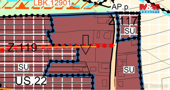 Prodej pozemku s rozestavěným domem,834 m² Trocnov u Borovan - 4