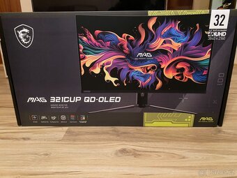 HERNÍ MONITOR 31.5" MSI MAG 321CUP QD-OLED - 4
