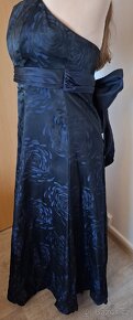 Dámské plesové šaty 46 - modré - 4