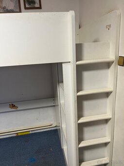 Dětská patrová postel se skříňkou - 4