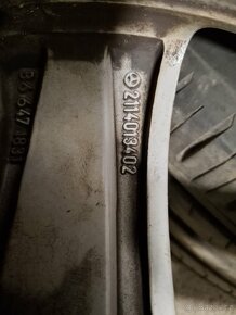 Alu kola mercedes rozměry 8Jx16 ET36 - 4