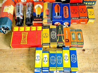 Elektronky, celkem 34 ks, CENA ZA VŠE - 4