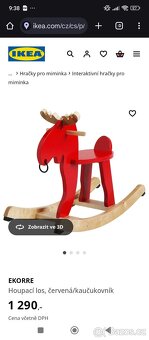 Houpací los červený Ikea - 4