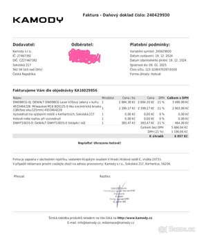 Nová horní frézka makita v záruce. - 4